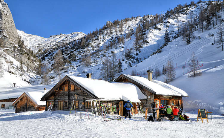 Alpin hut "Mitterkaser Alm" | Ski area Jenner