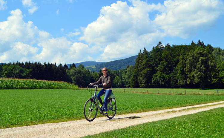 Radfahren zwischen Bayern und Salzburg