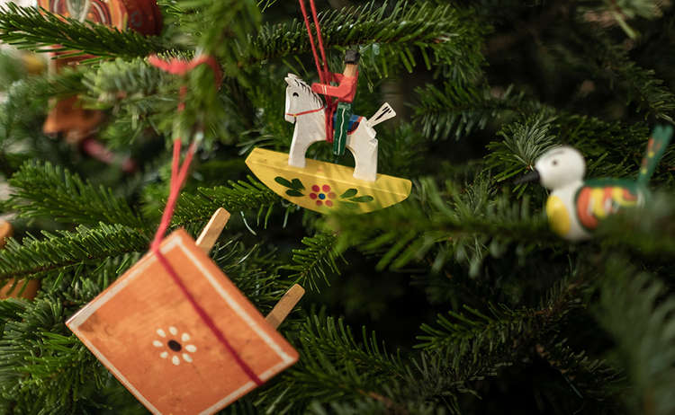 Berchtesgadener War als Christbaumschmuck