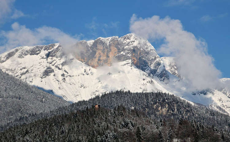 Blick zum Untersberg vom Sulzbergkopf-Rundweg