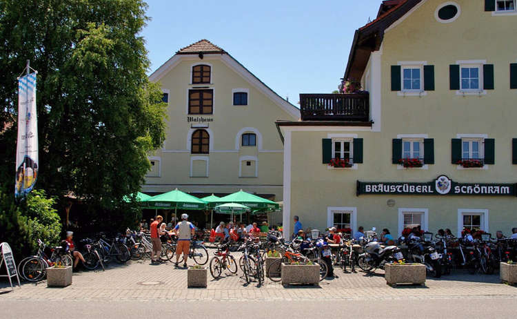 Das Bräustüberl der Brauerei Schönram