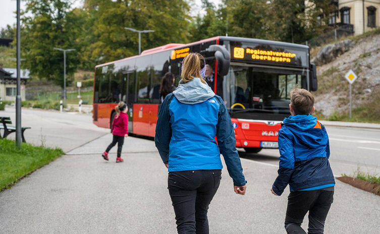 Mit dem Bus in Berchtesgaden unterwegs