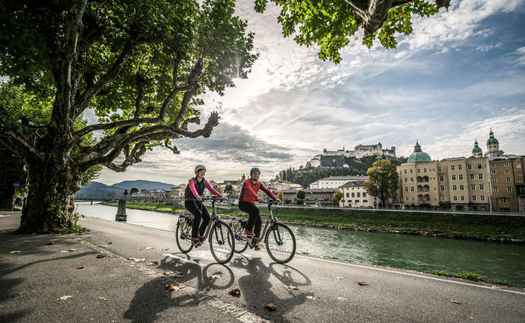 Mit dem E-Bike in Salzburg