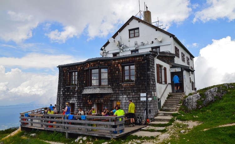 Große Pause am Stöhrhaus auf dem Untersberg