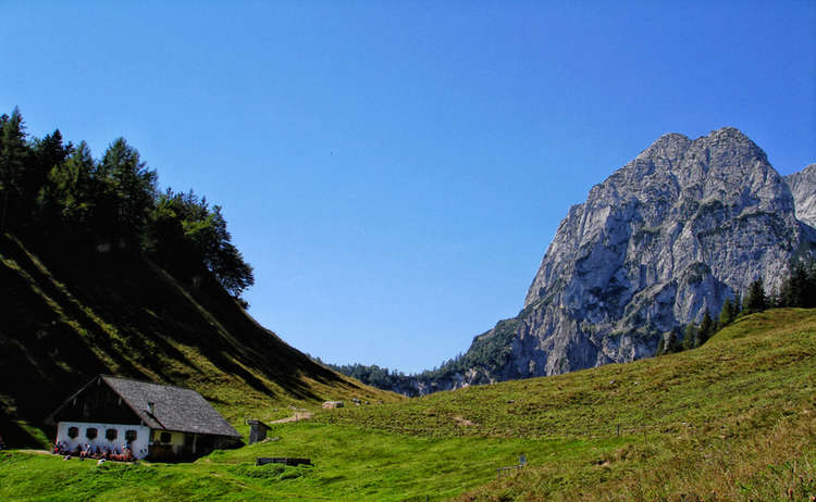 Die Halsalm im Bergsteigerdorf Ramsau