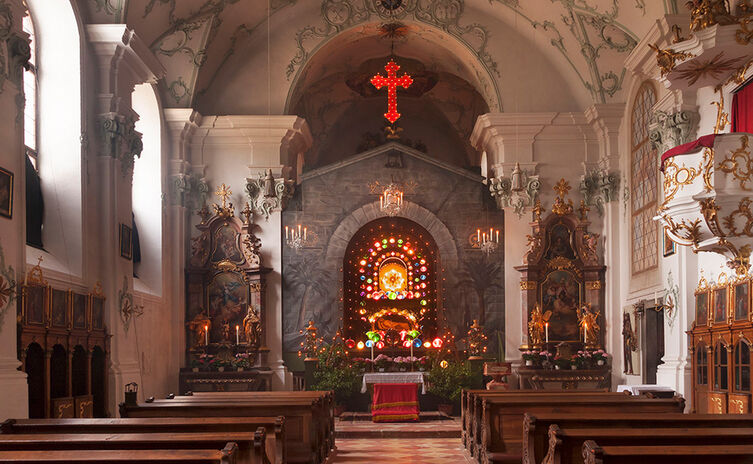 Das Heilige Grab in der Klosterkirche Höglwörth, Anger © Roha Fotothek Fürmann