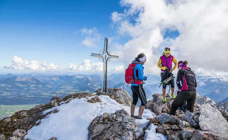 Das spektakuläre Gipfelkreuz Hoher Göll