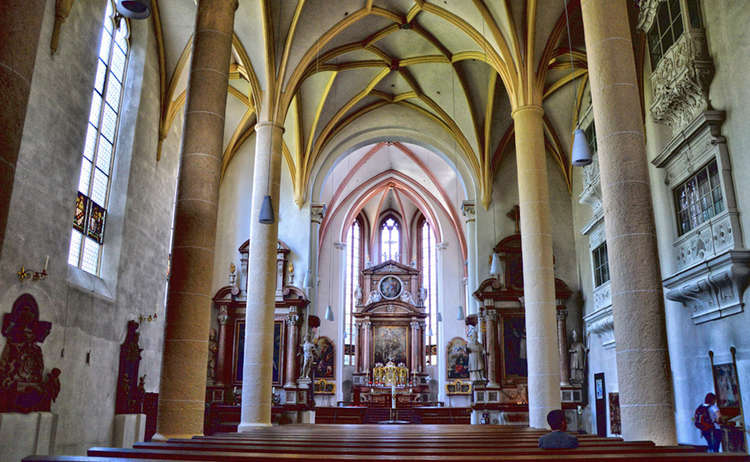 Innenraum der Stiftskirche Berchtesgaden
