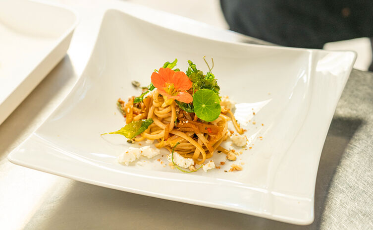 Pasta mit Hokkaidokürbis | Sophie's Café-Restaurant