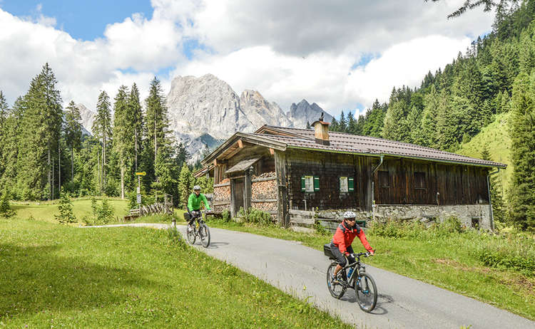 Mountainbikes in the National Park Area Berchtesgaden