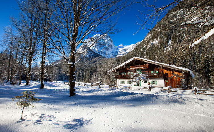 Das Klausbachhaus im Winter | Nationalpark Berchtesgaden