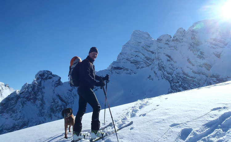 Wandern mit Hunden im Winter
