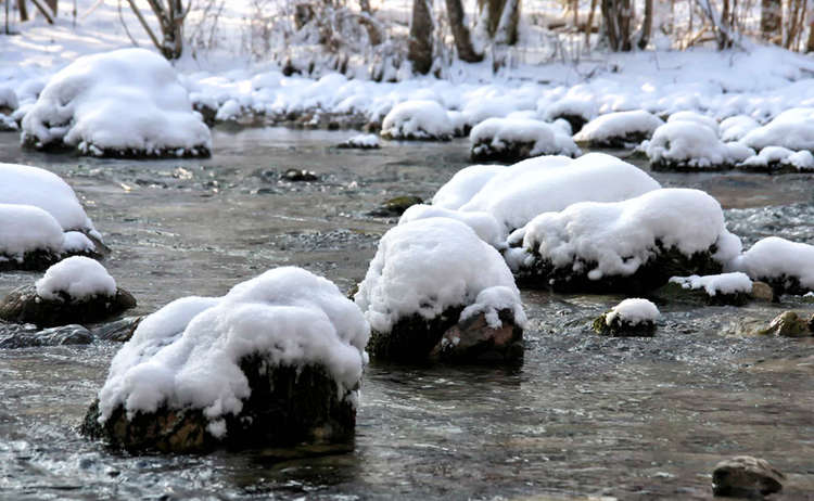 Winter an der Königsseer Ache