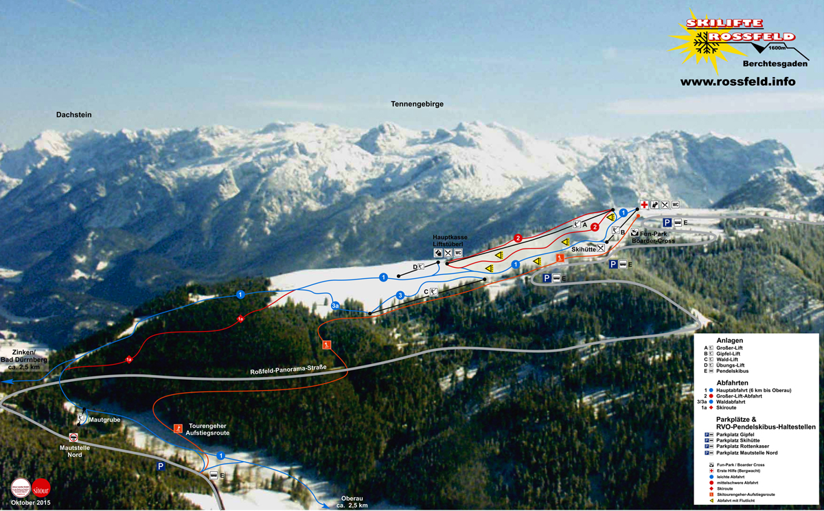 Skigebiet Rossfeld 1