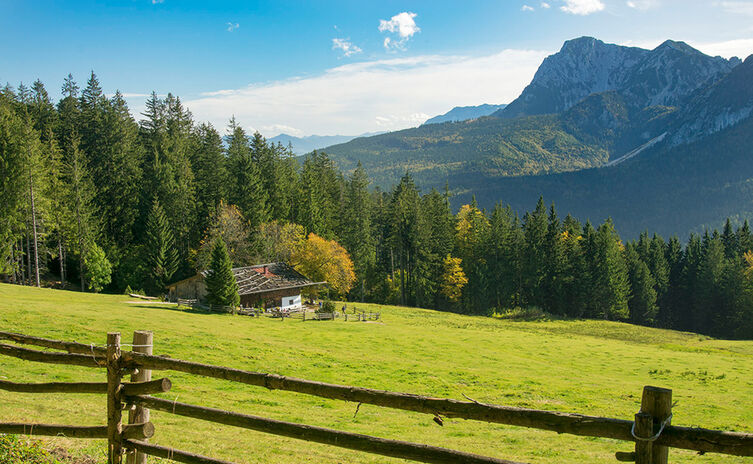 Unterwegs im Stoisser Achental auf der Bäckeralm