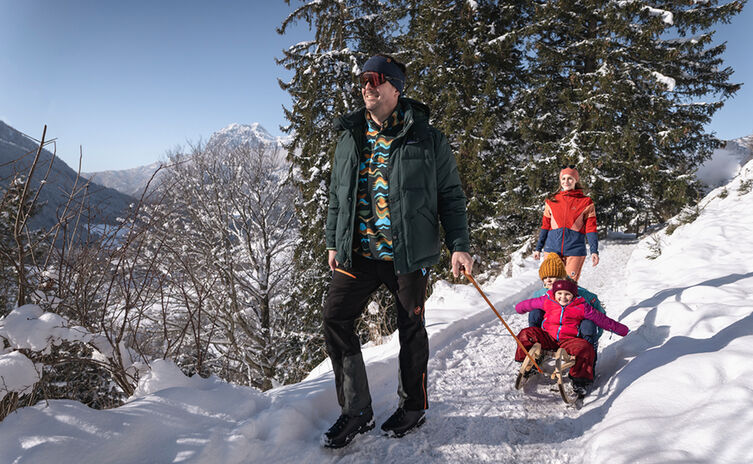 Winterwandern mit der Familie