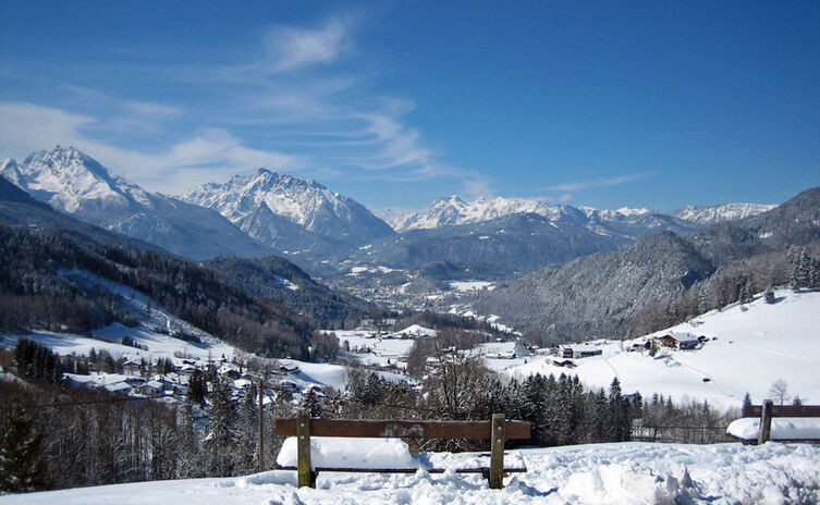 Winterwandern in Oberau, Berchtesgaden