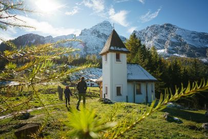 Bergsteiger Gedenkkapelle St. Bernhard auf Kühroint