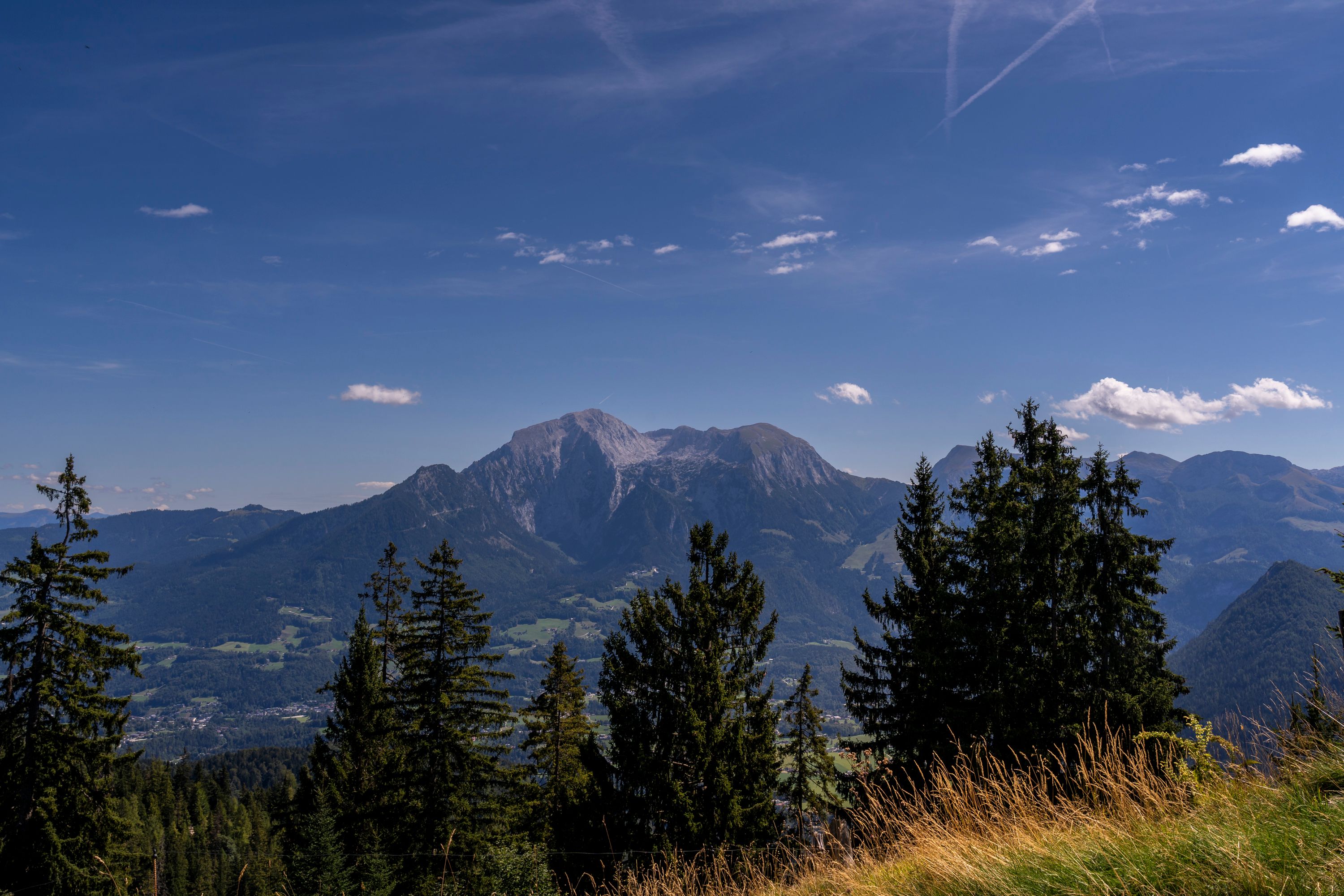 Blick vom Hirscheck zum Hohen Göll