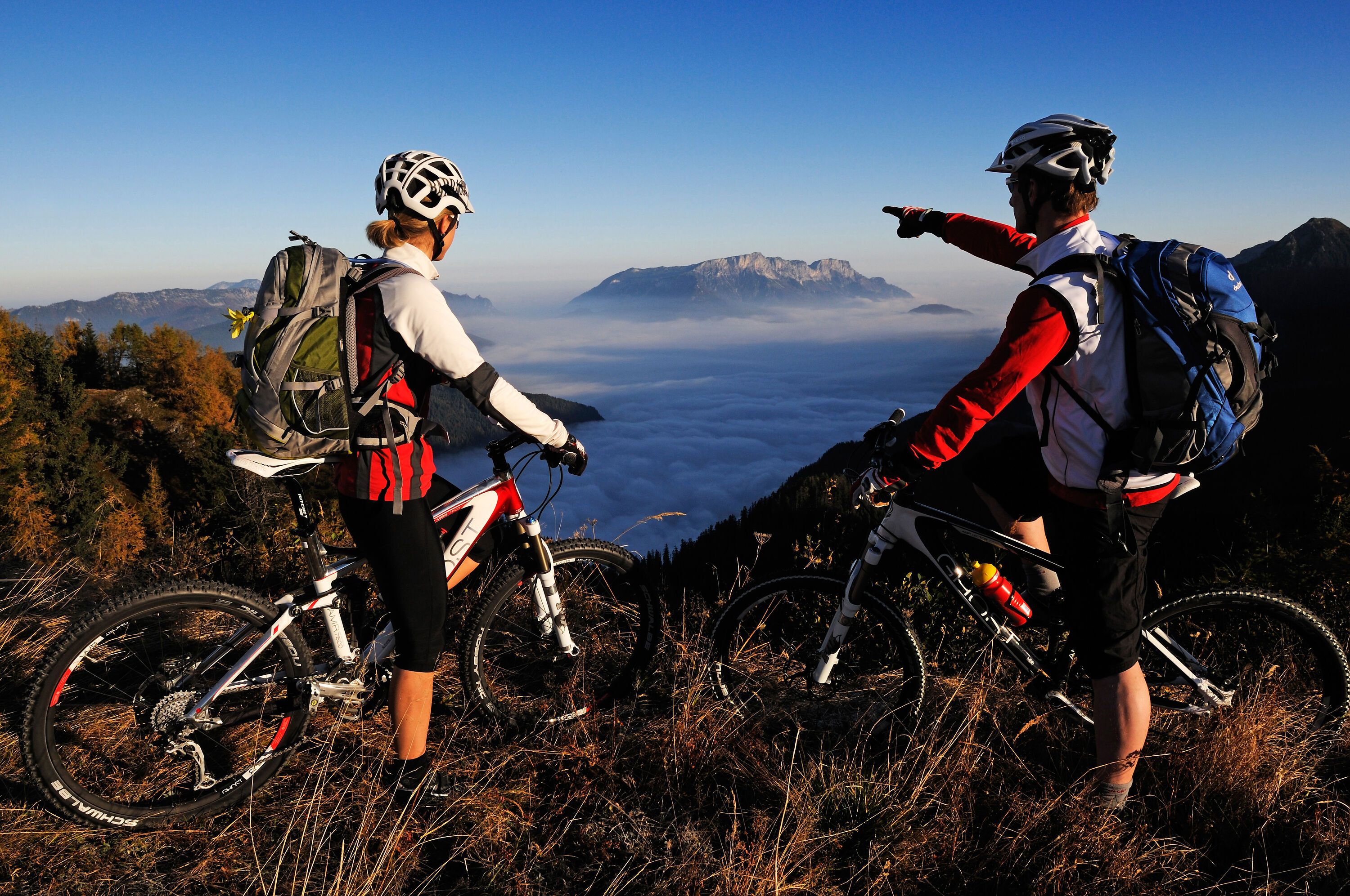 Auf der BGL Bikerunde Süd zur Gotzenalm