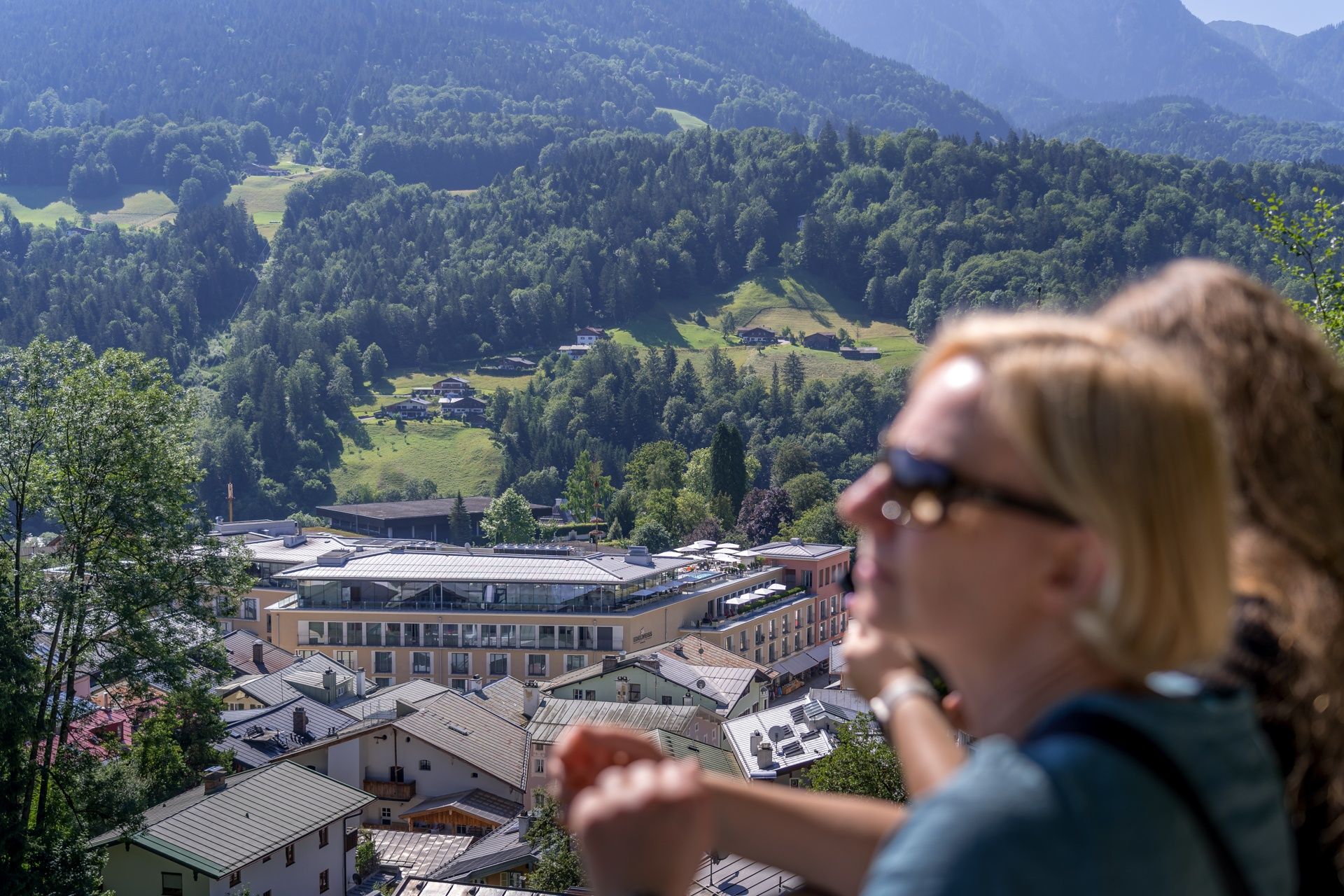 Blick vom Soleleitungssteg