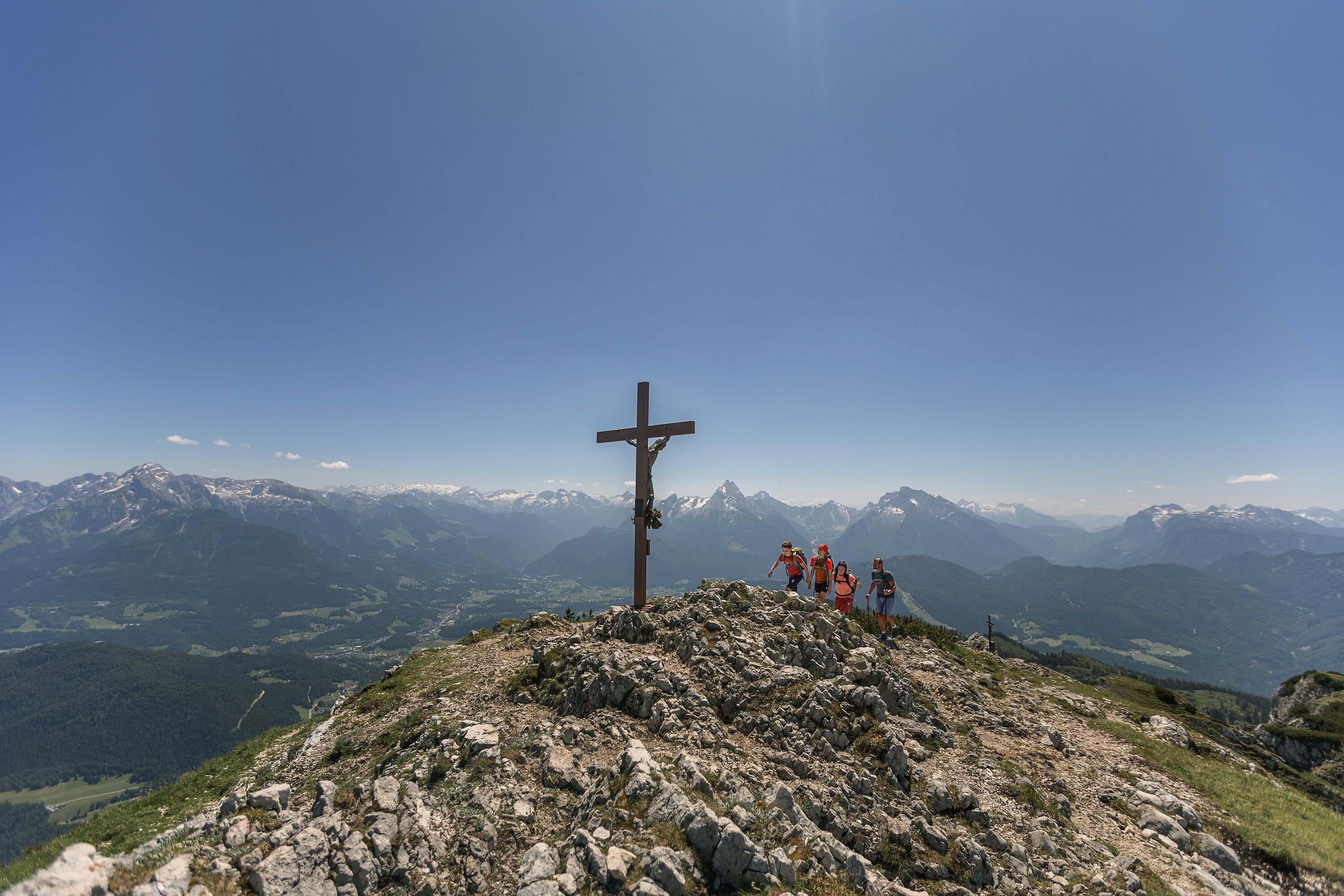 Am Gipfel des Berchtesgadener Hochthrons 1.973m