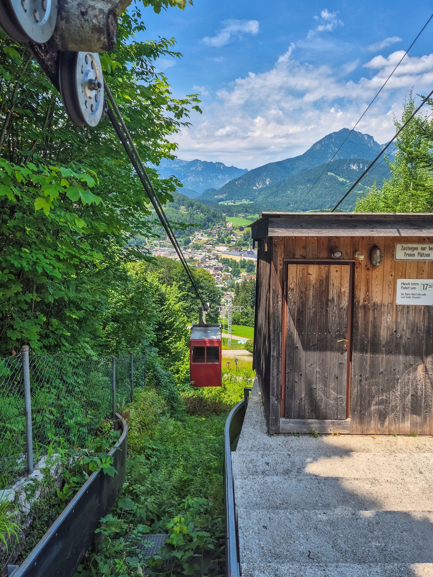 Mittelstation der Obersalzbergbahn