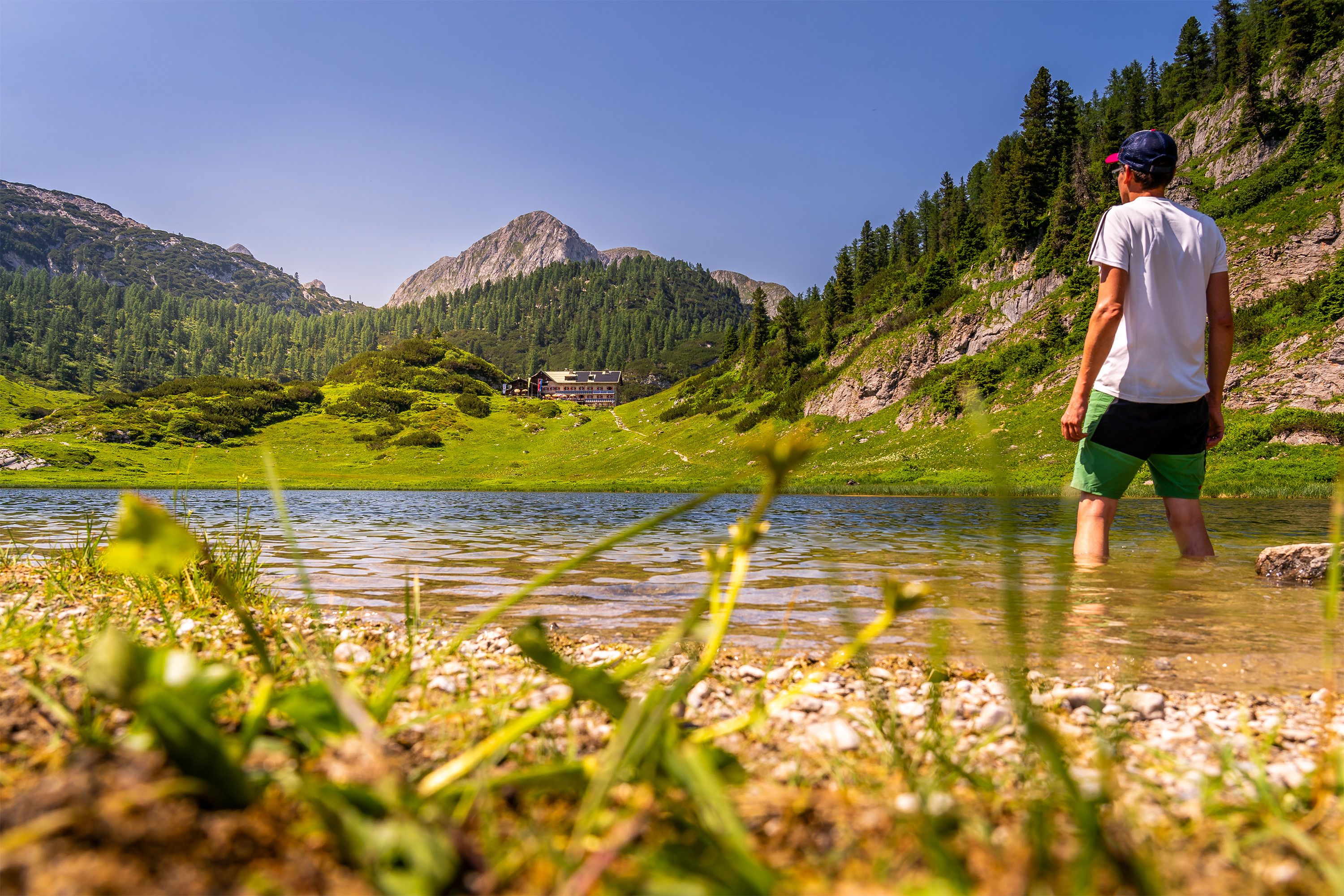 Ein Bad im Funtensee