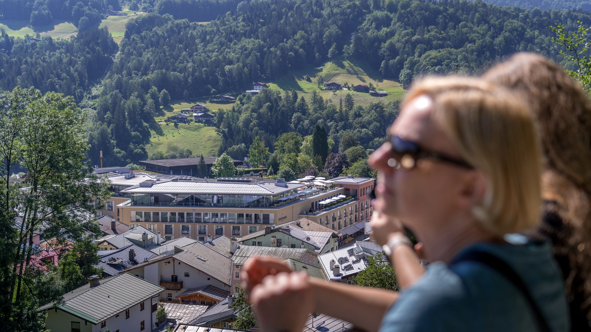 Blick vom Soleleitungssteg