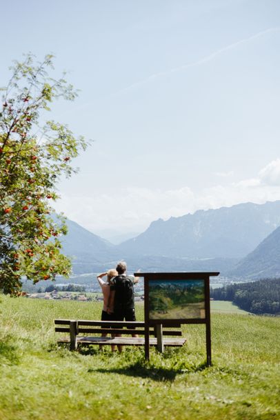 Blick zum Lattengebirge