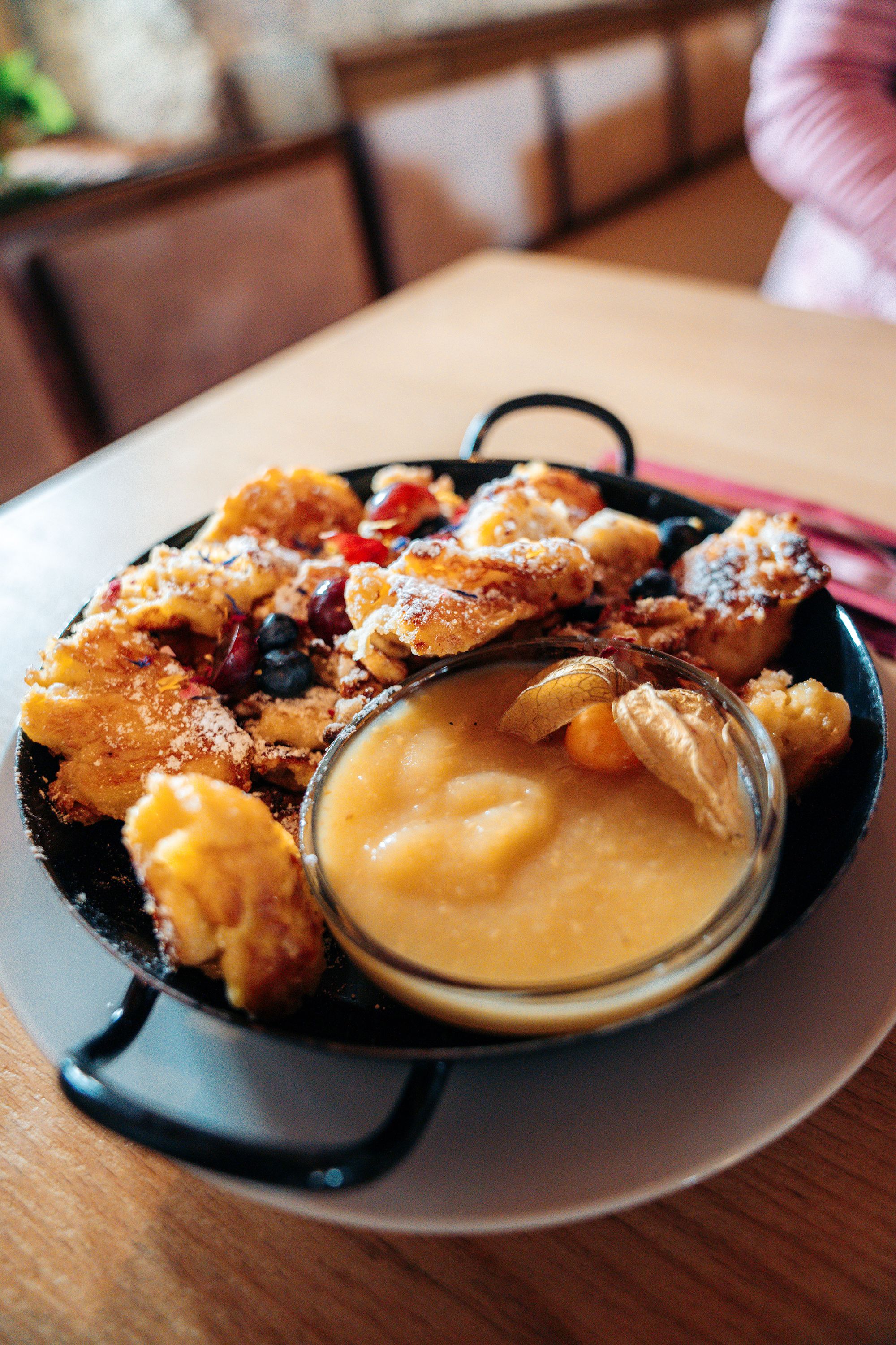 Kaiserschmarrn im Ahornkaser