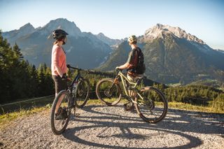 Mit dem Mountainbike am Hirschkaser