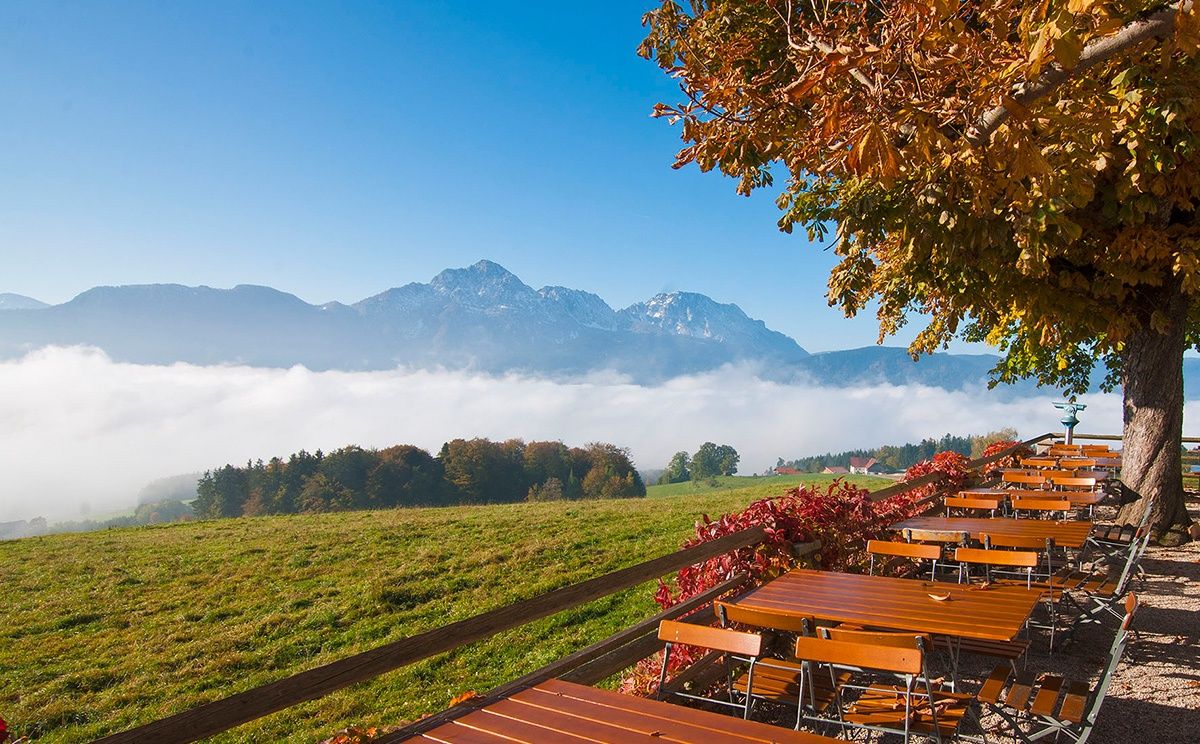 Herbst an der Stroblalm