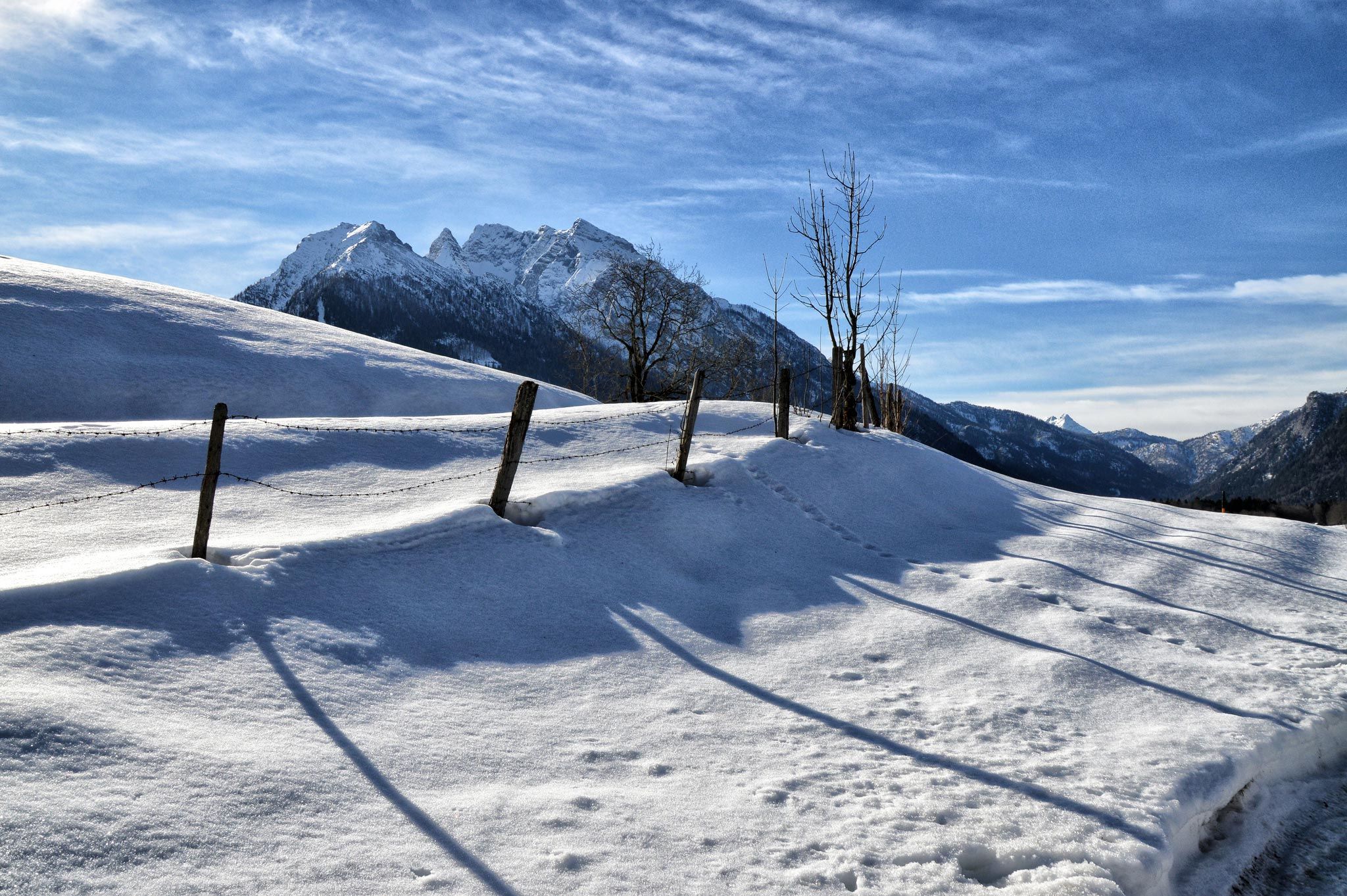 Winter im Bergsteigerdorf Ramsau
