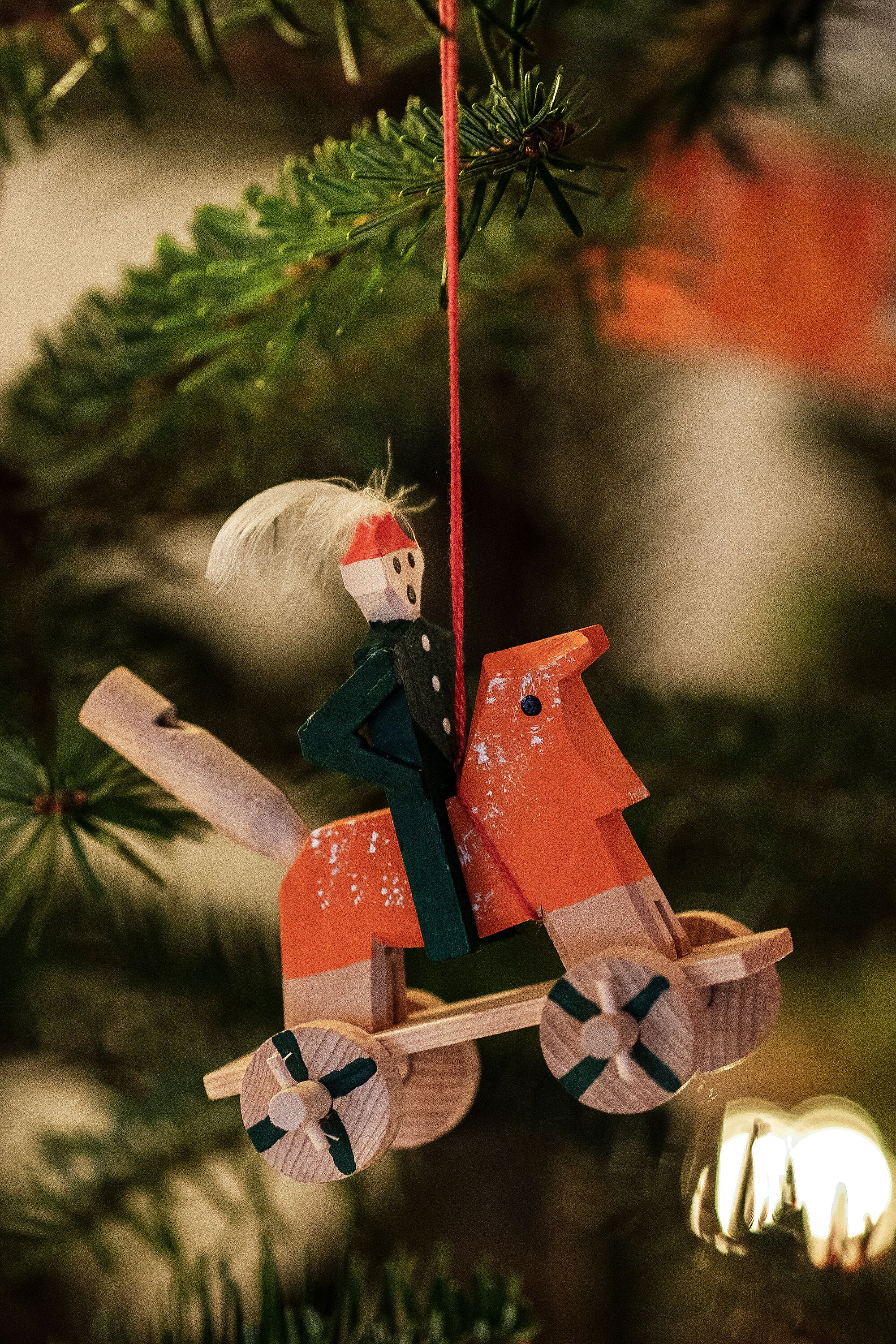 Oaschpfeifirössl als Christbaumschmuck