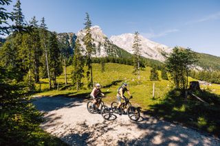 Auf der BGL Bikerunde Mitte zur Kührointalm