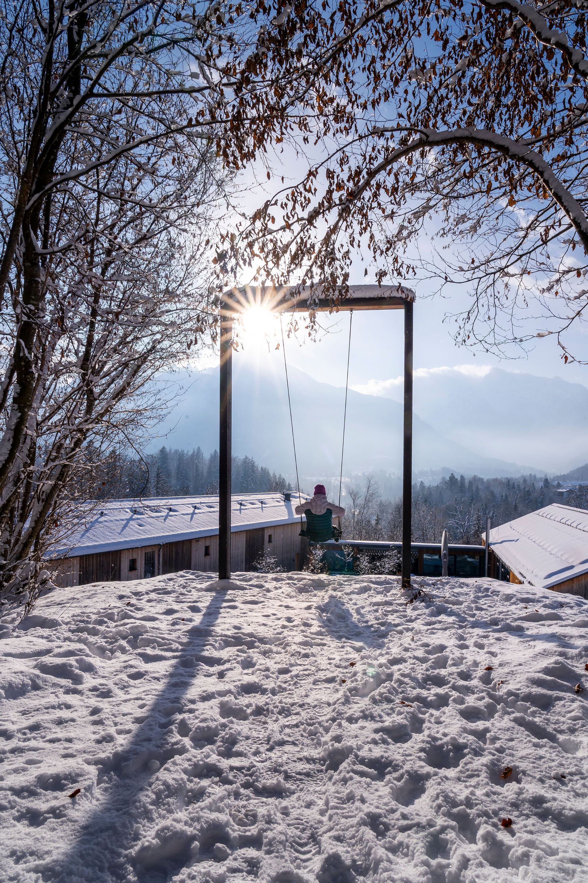 Winter an der Kulturhof Hutschn