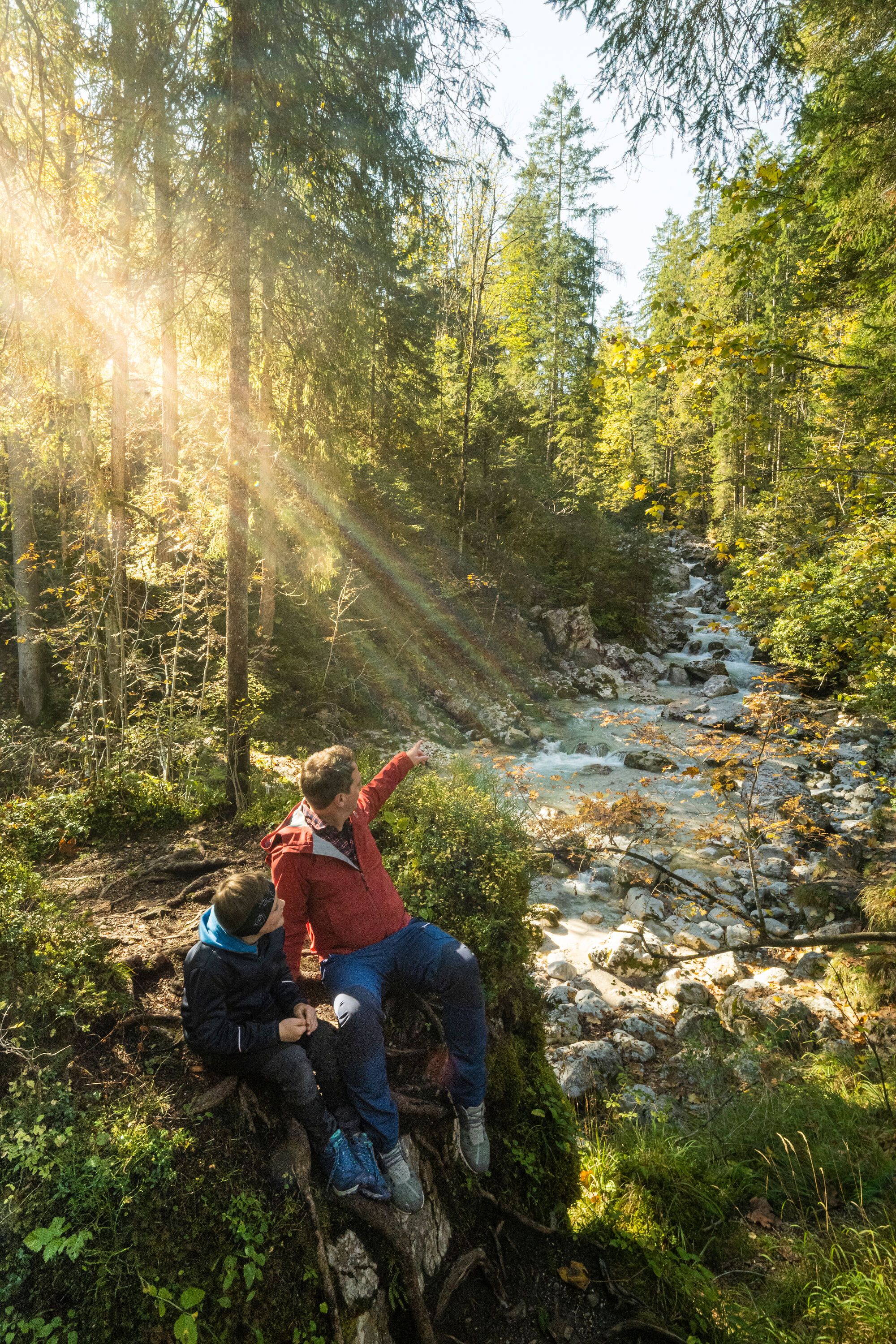 Familienwanderung im Zauberwald Ramsau