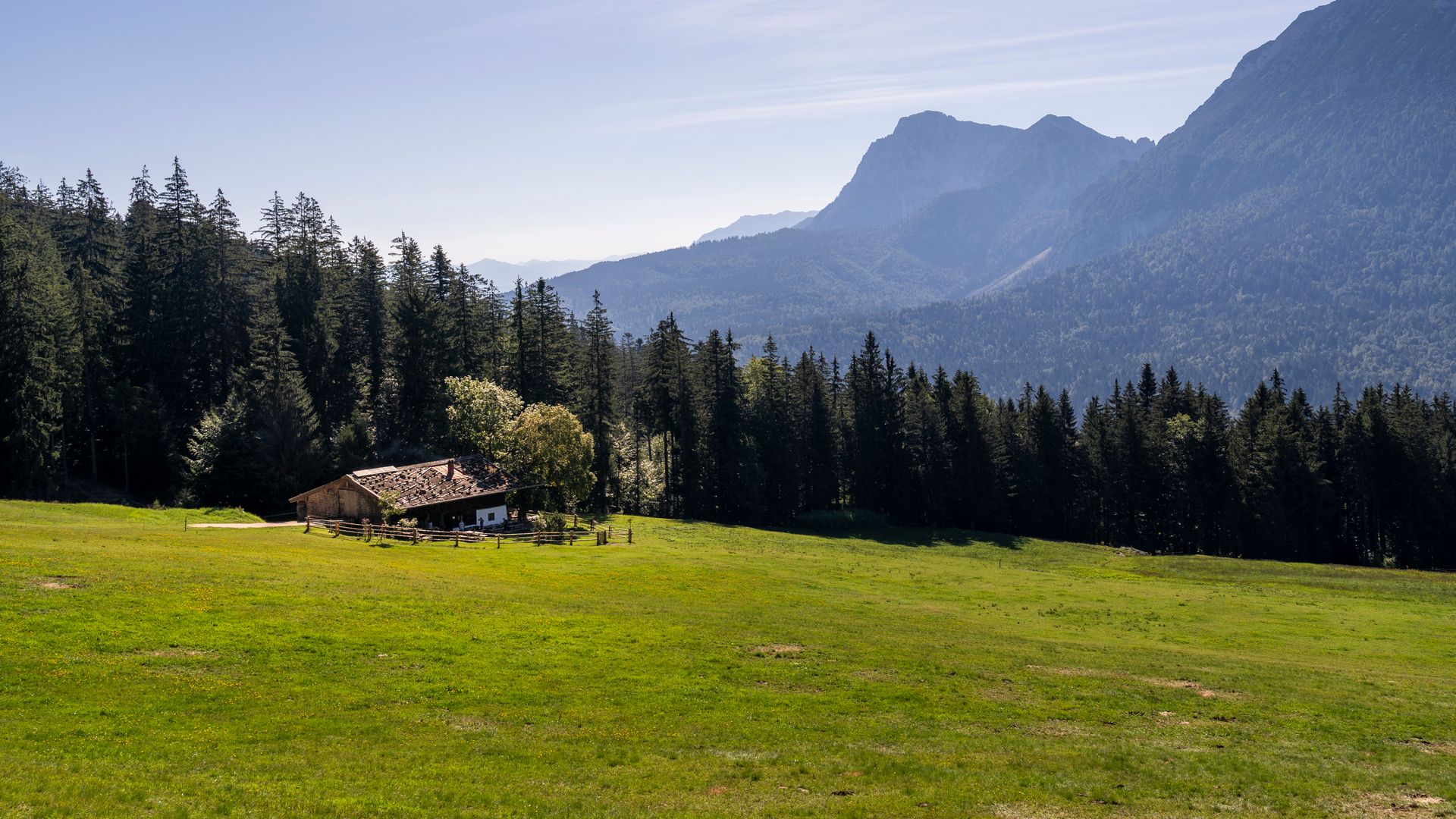 Die Bäckeralm bei Inzell