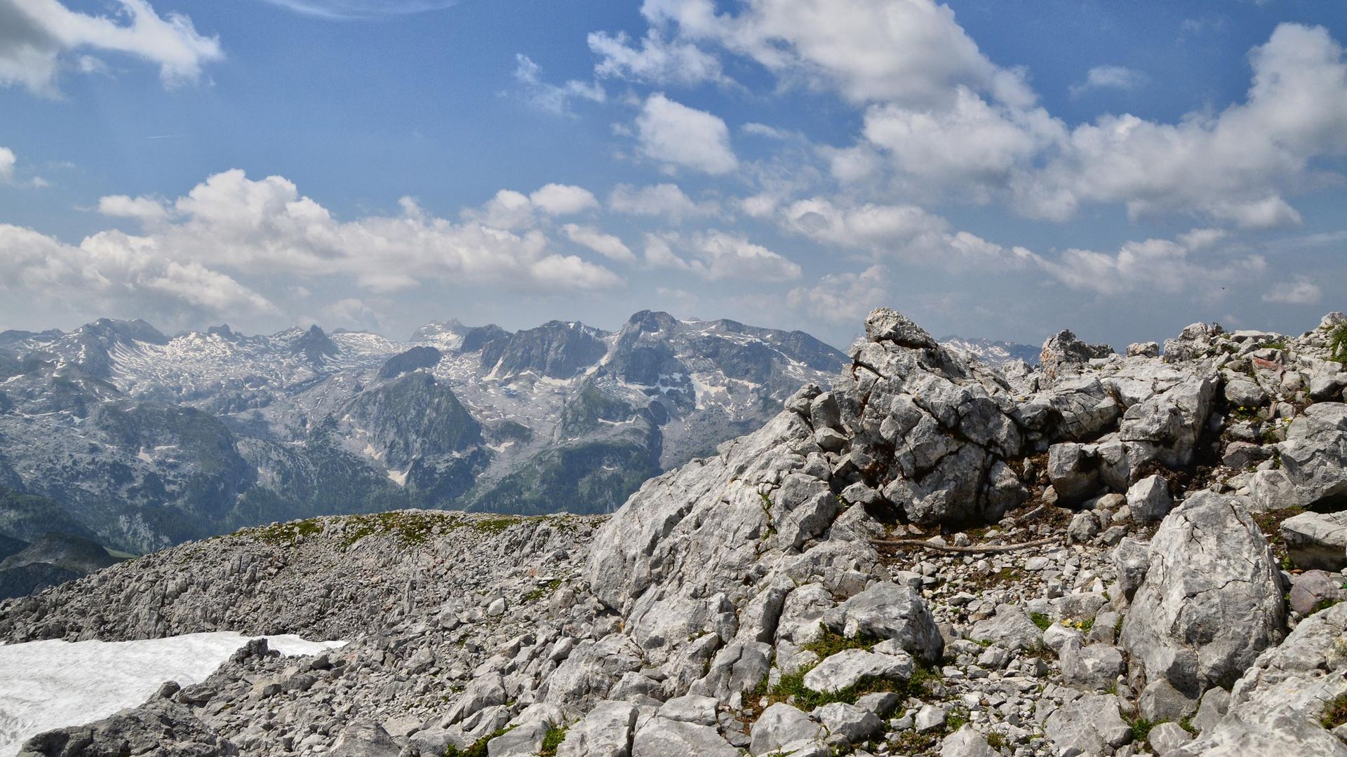 Blick vom Kahlersberg ins Steinerne Meer