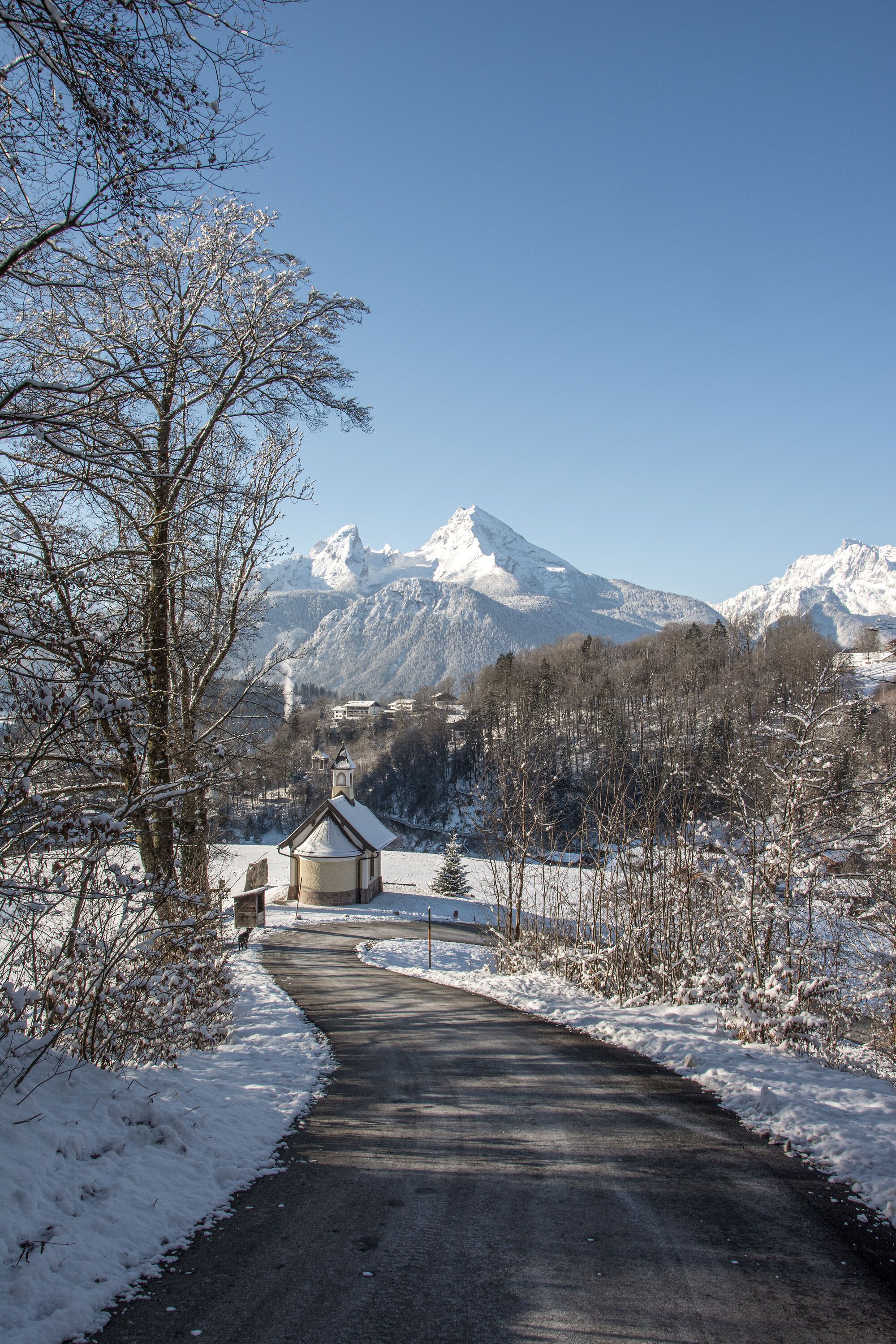 Winter an der Kirchleiten Kapelle 