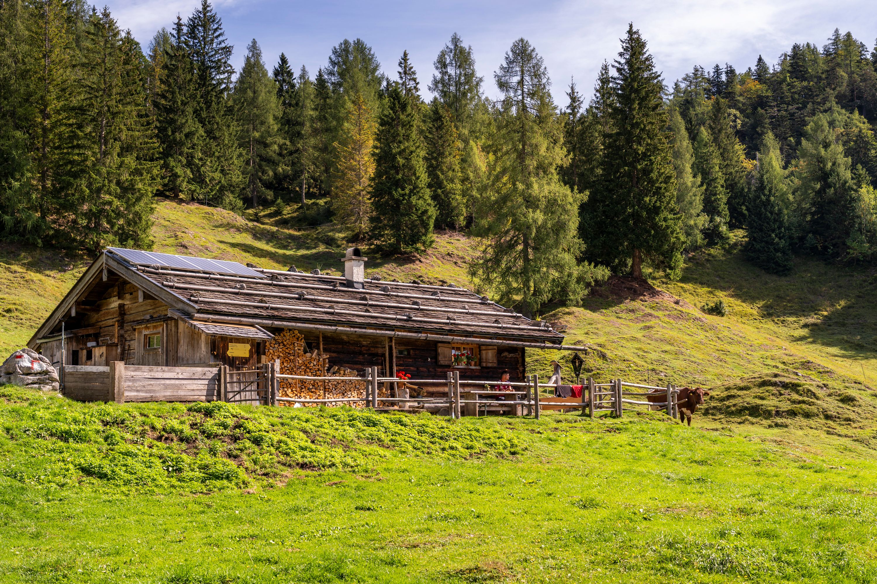 Der Kaser auf der Sellarnalm
