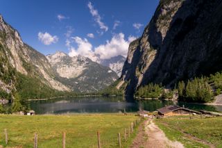 Blick über die Fischunkelalm und den Obersee