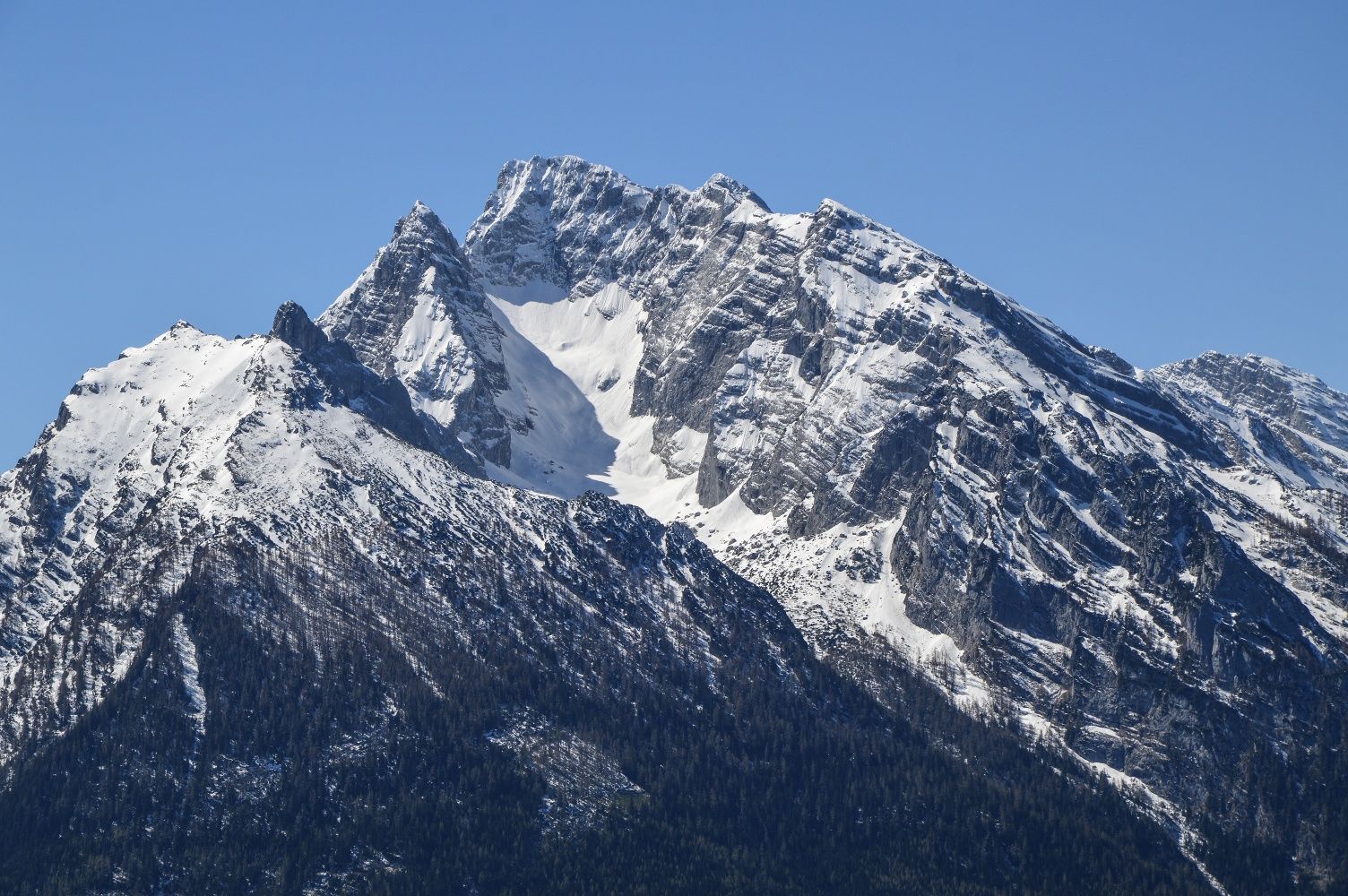 Blick zum Hochkalter