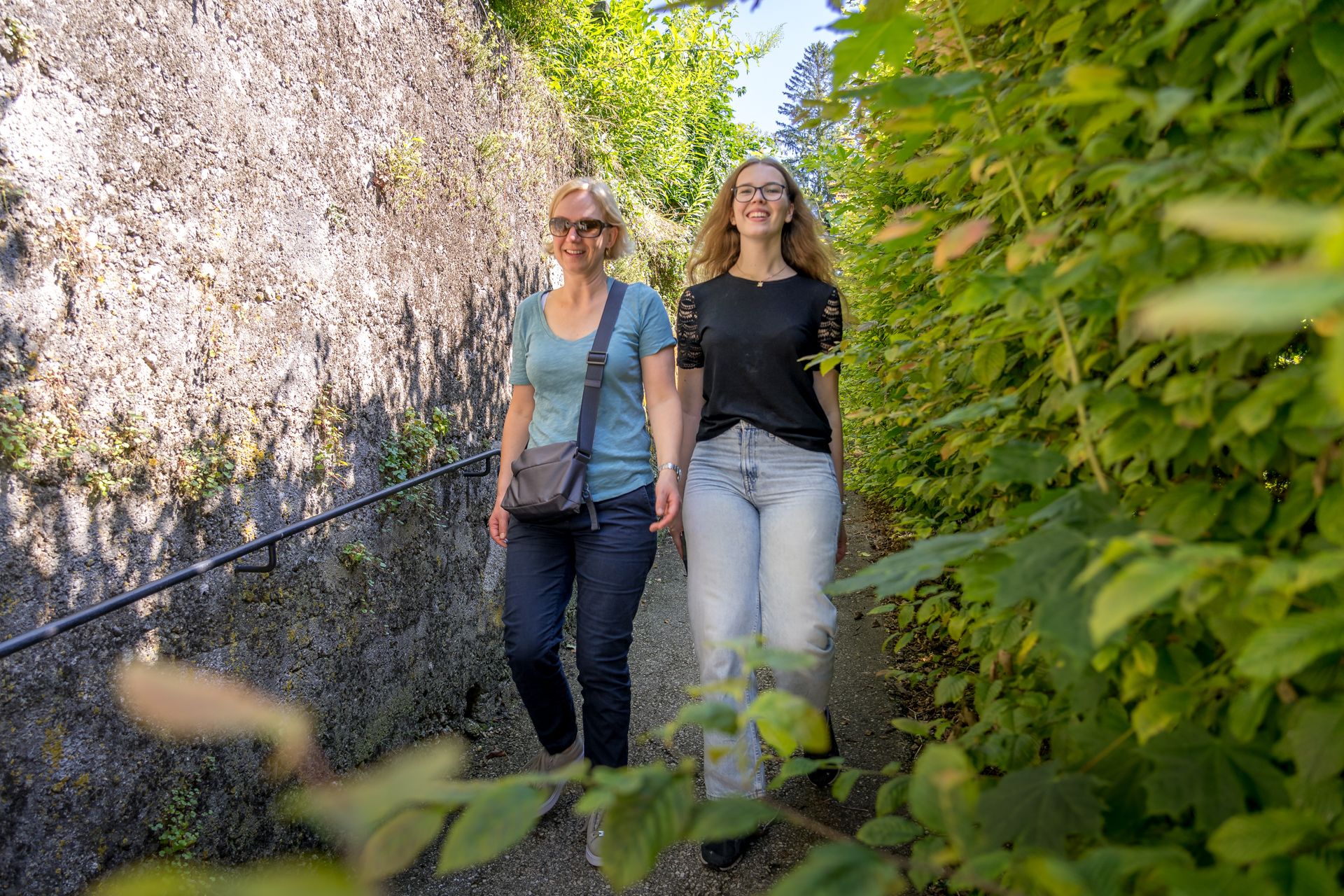 Auf dem Weg in den Ortskern