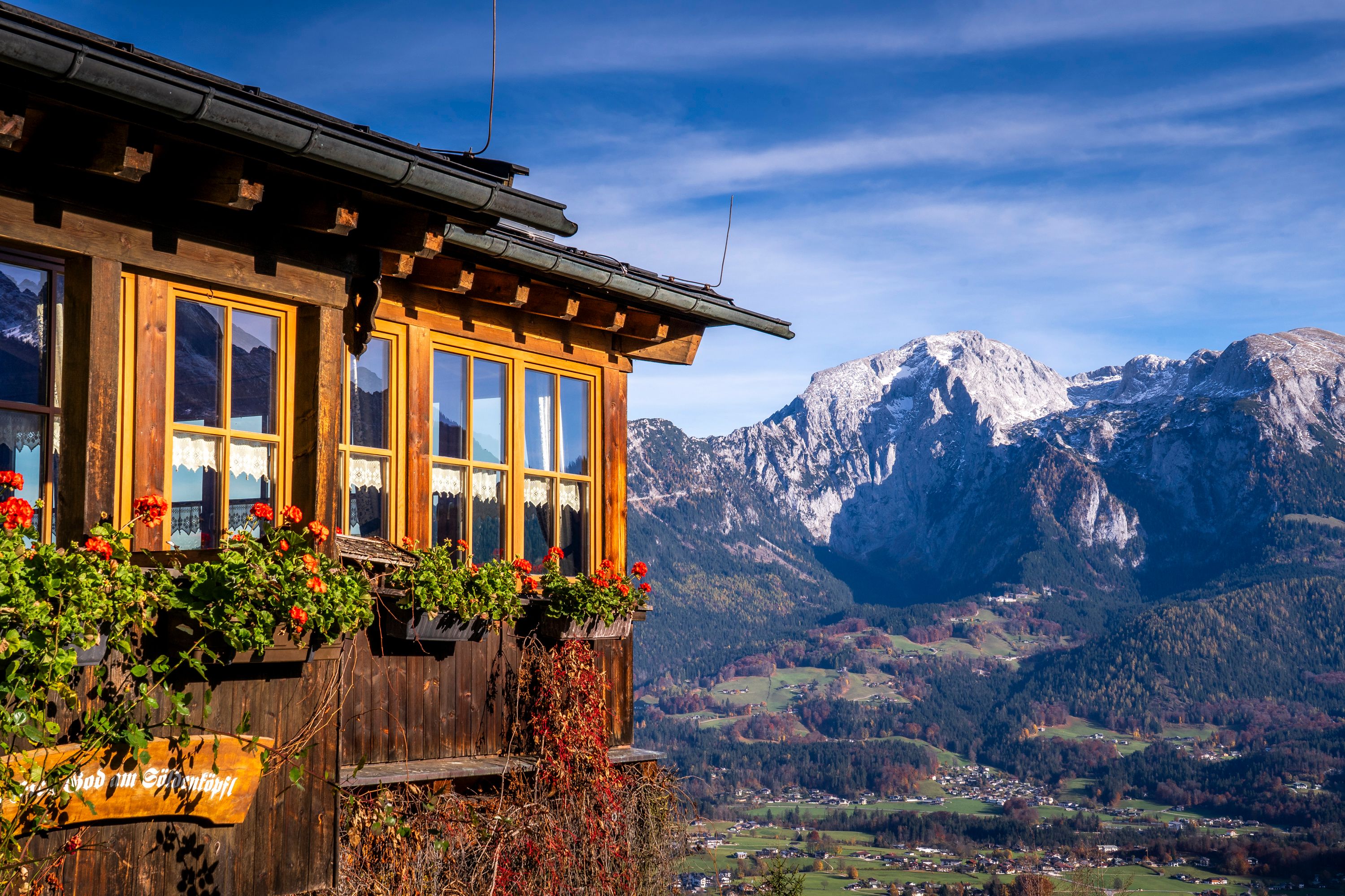 Blick hinüber zum Hohen Göll vom Söldenköpfl