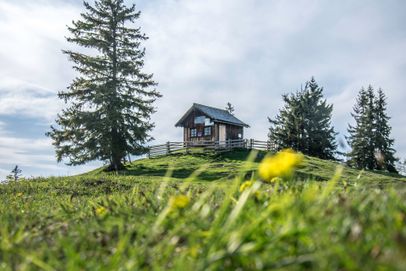 Die Bezoldhütte auf dem Toten Mann
