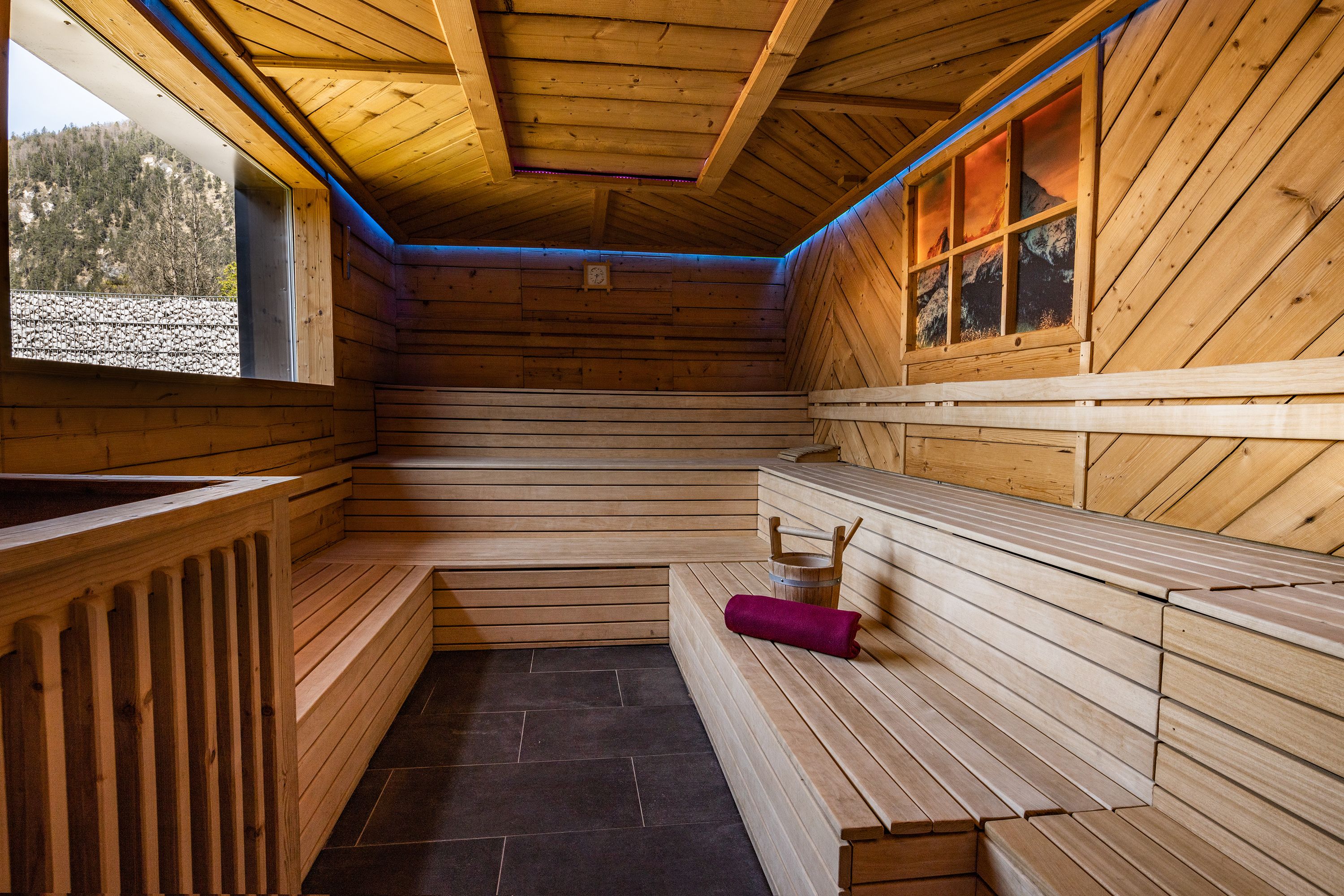 Sauna im Camping Resort Allweglehen