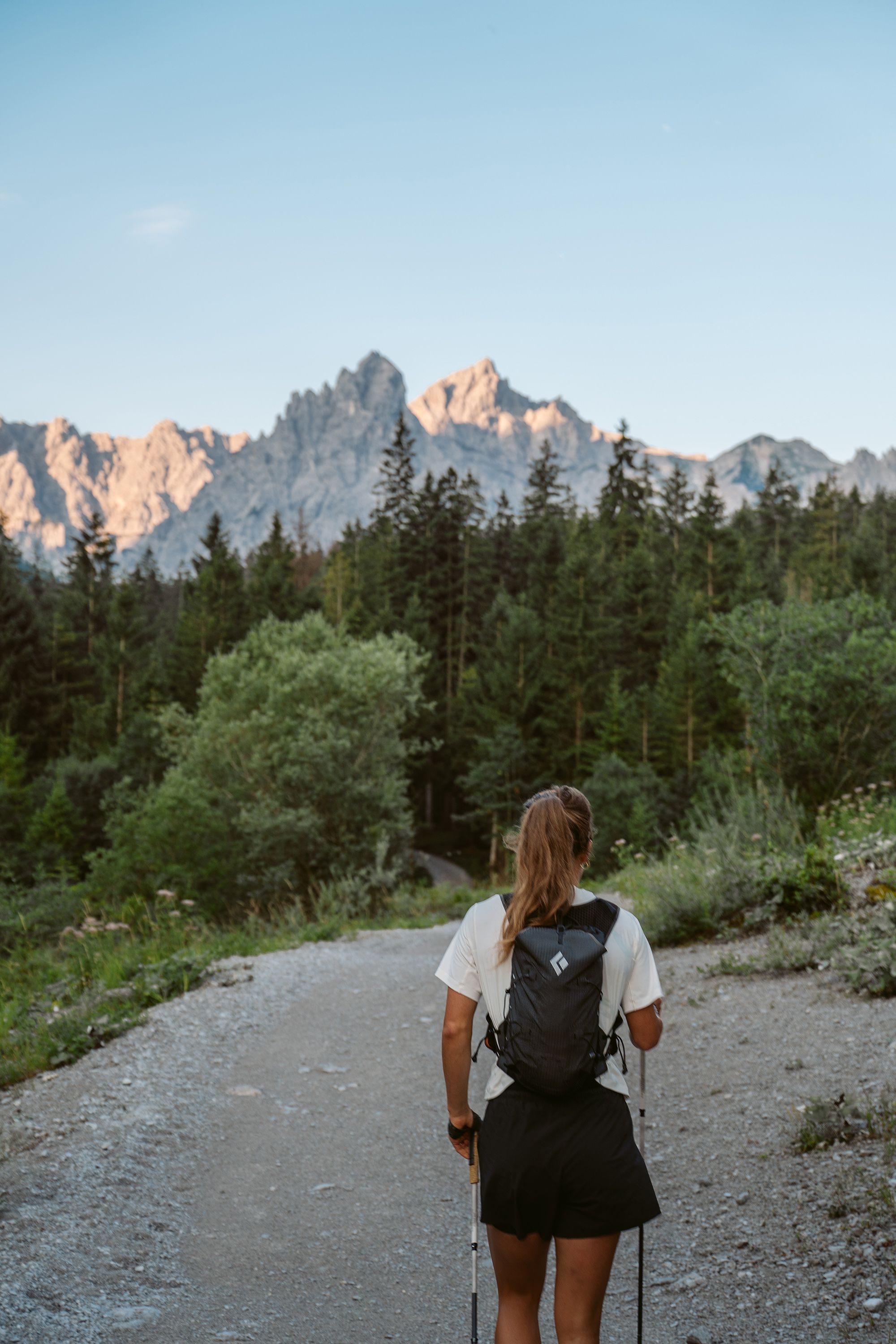 Morgens im Wimbachgries auf dem Weg zum Hirschwieskopf