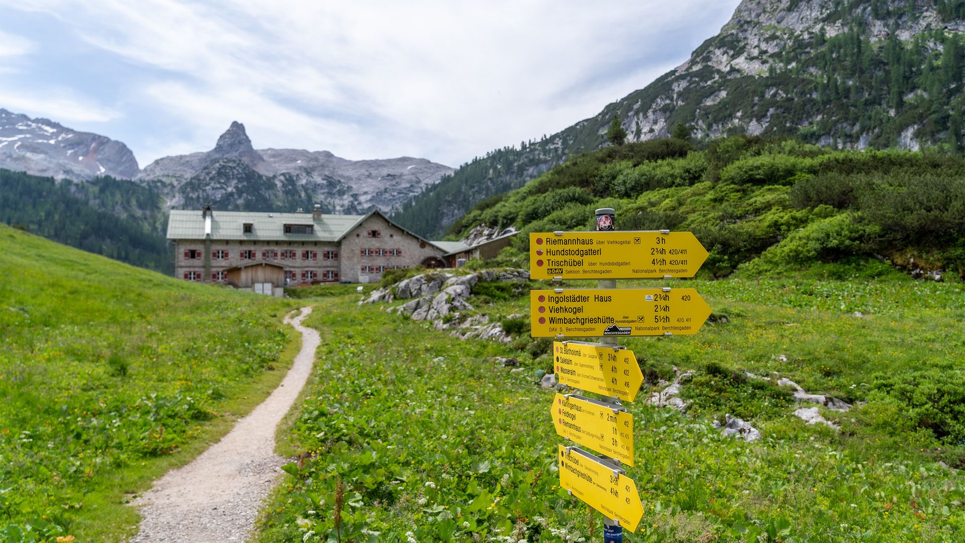 Das Kärlingerhaus am Funtensee